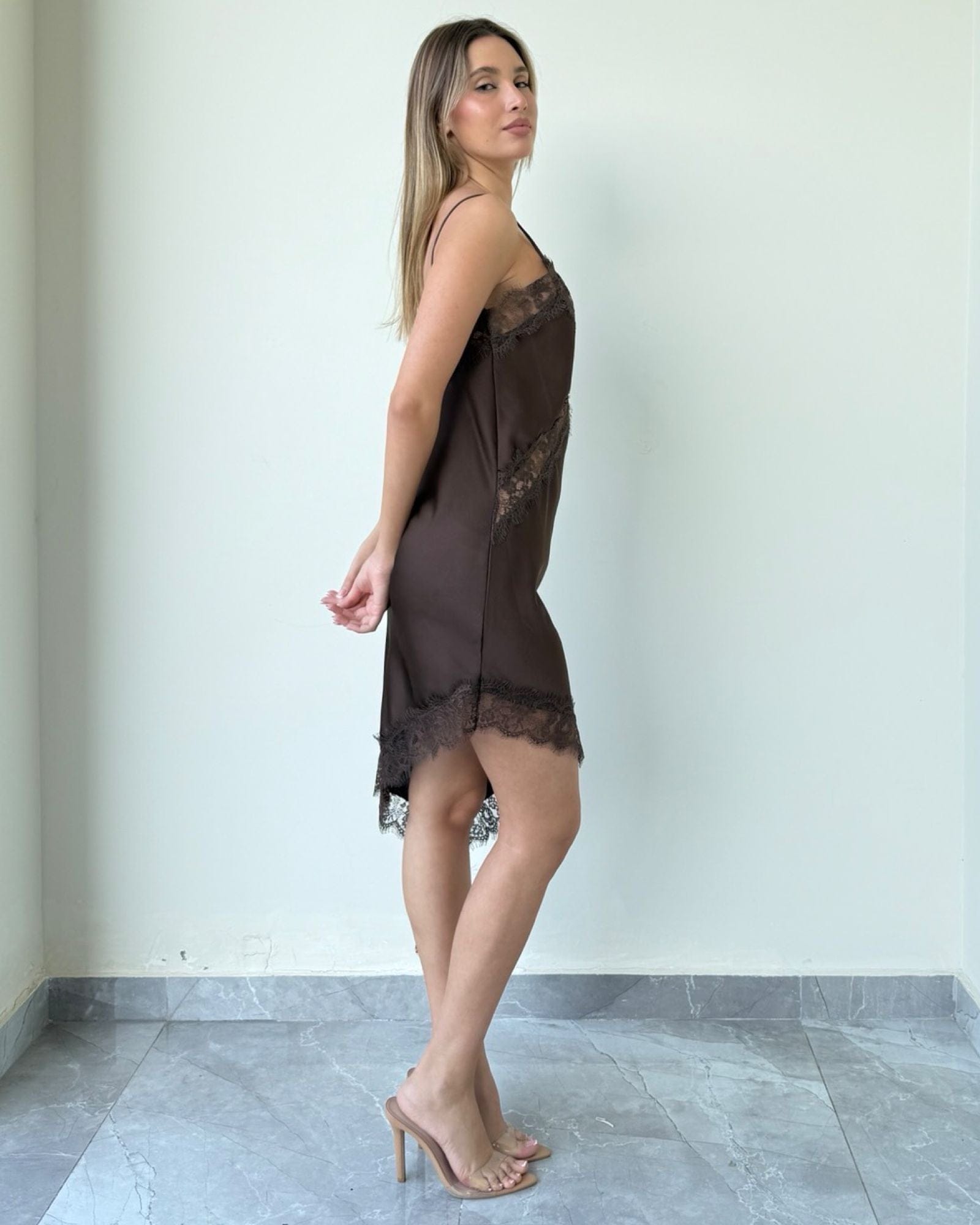 Vicky Silk Lace Dress