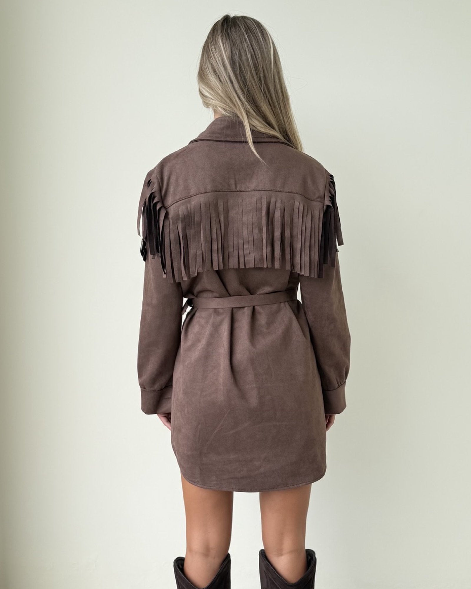 Cindy Soft Suede Dress