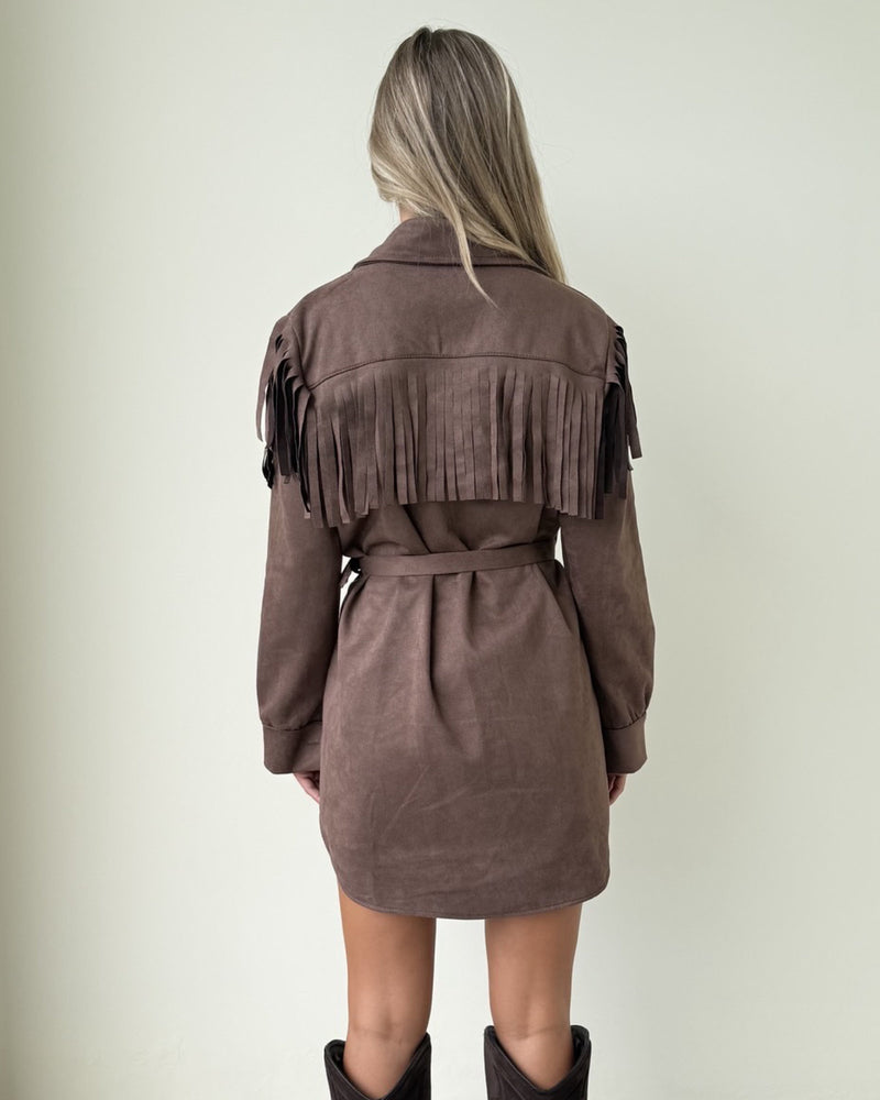 Cindy Soft Suede Dress
