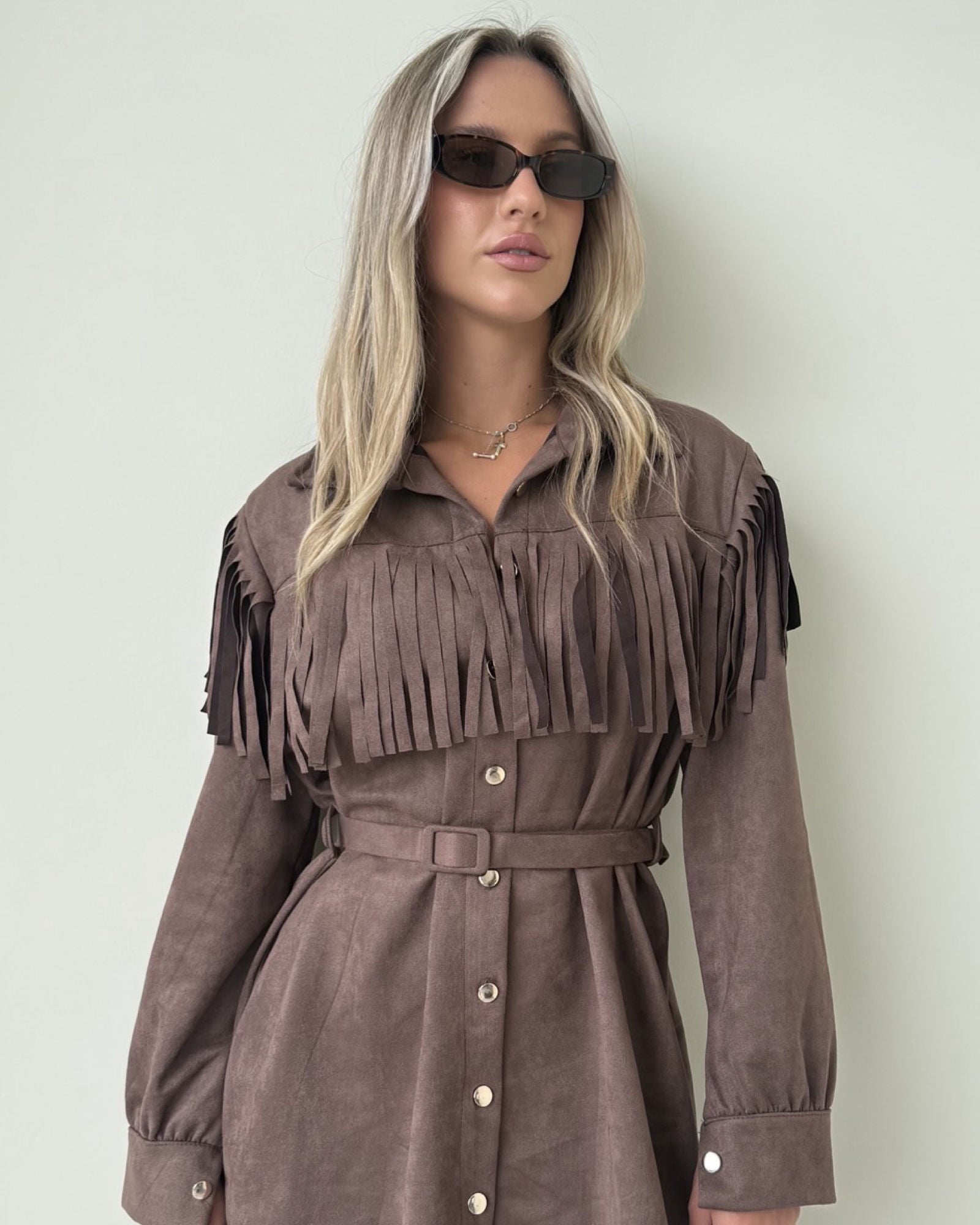 Cindy Soft Suede Dress