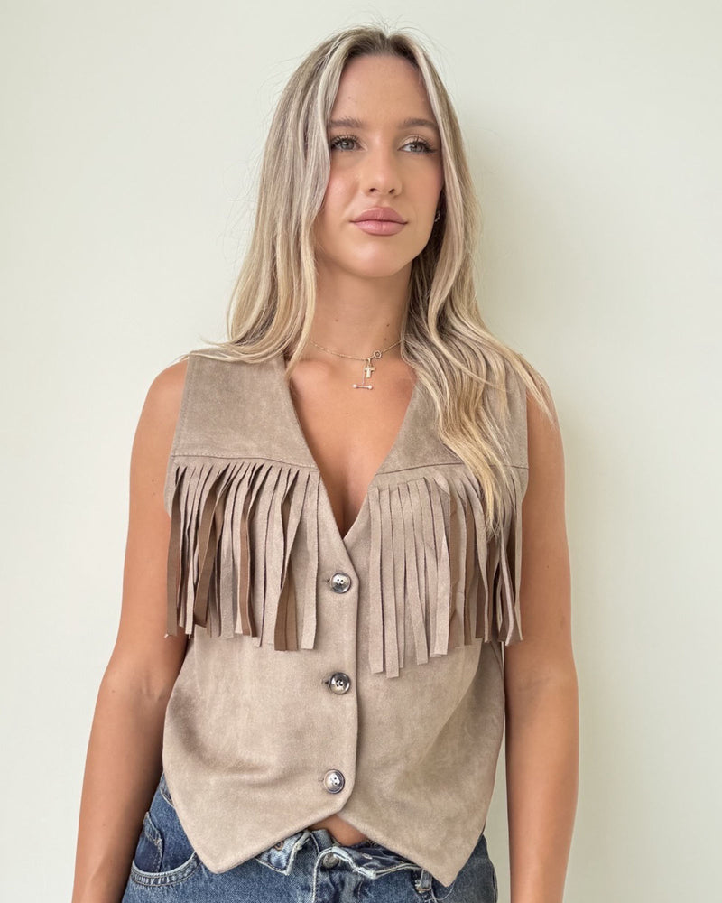 Fringe Gilet