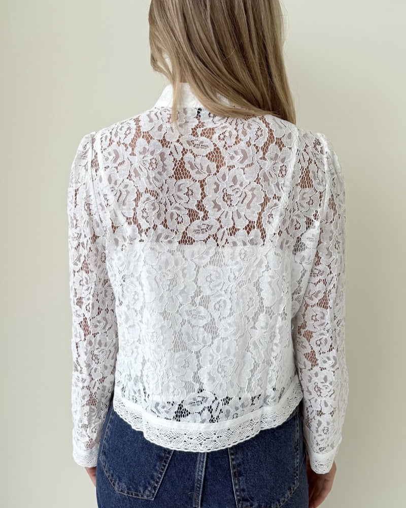 Lace Buckle Top & Shirt 2 Pieces