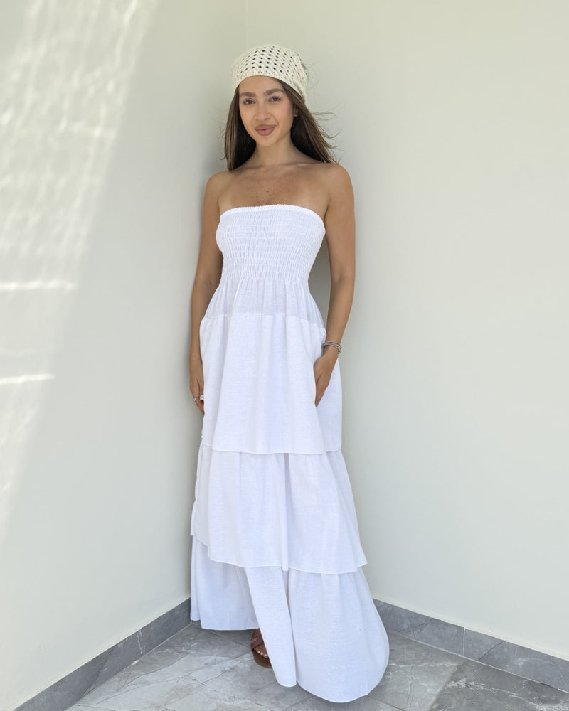 Lucia Linen Dress