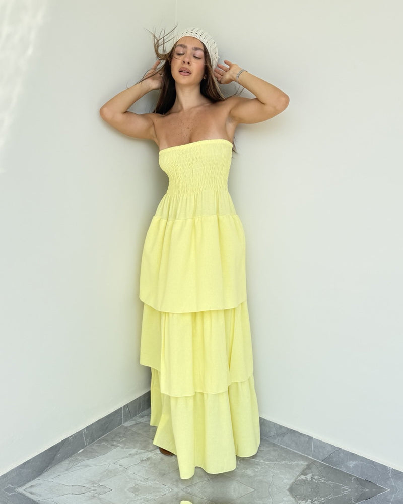 Lucia Linen Dress