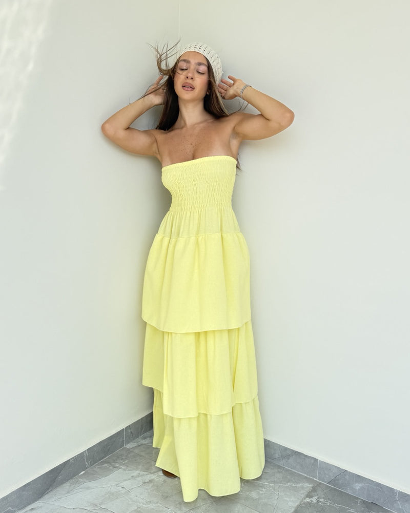 Lucia Linen Dress
