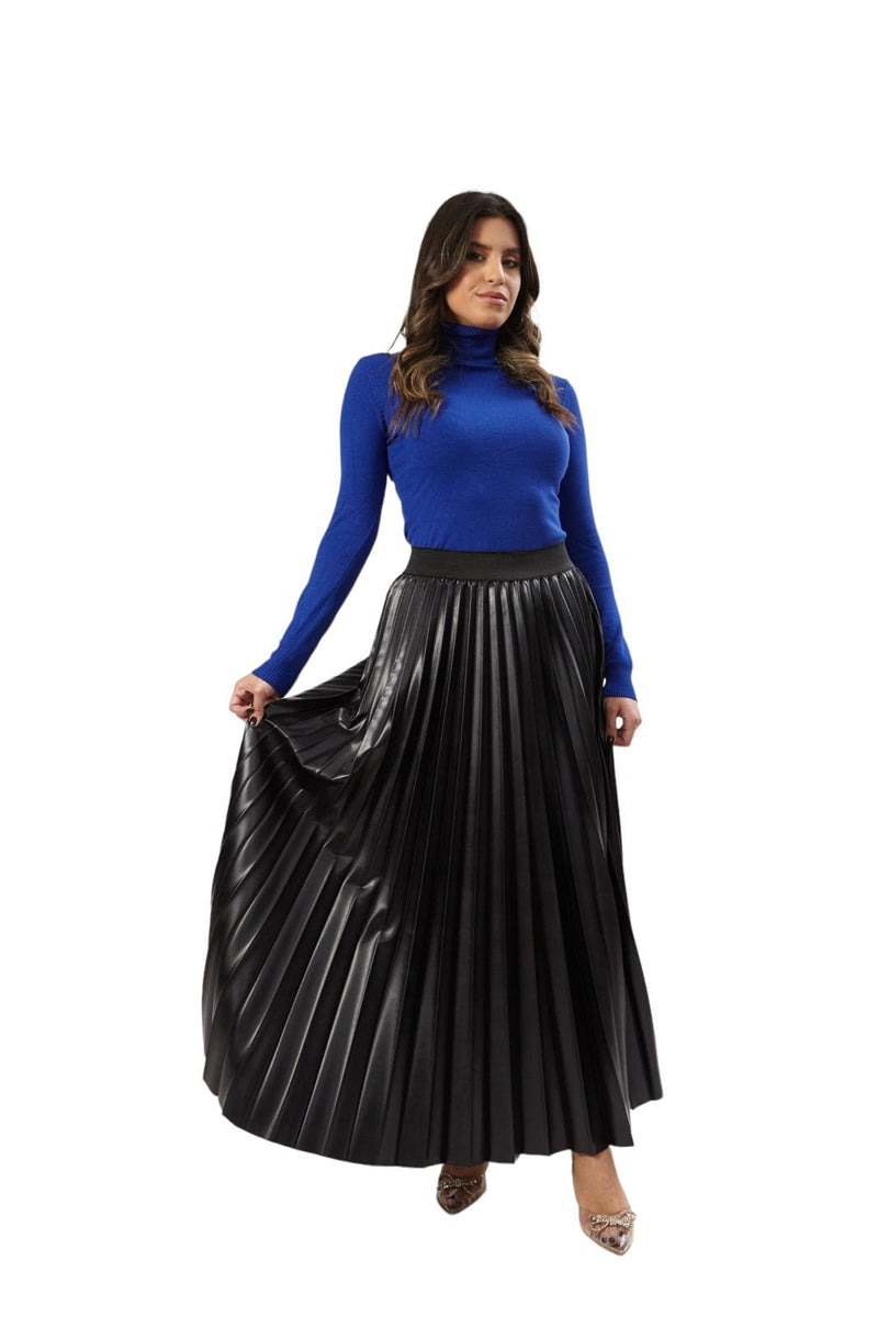 Sienna Leather long skirt